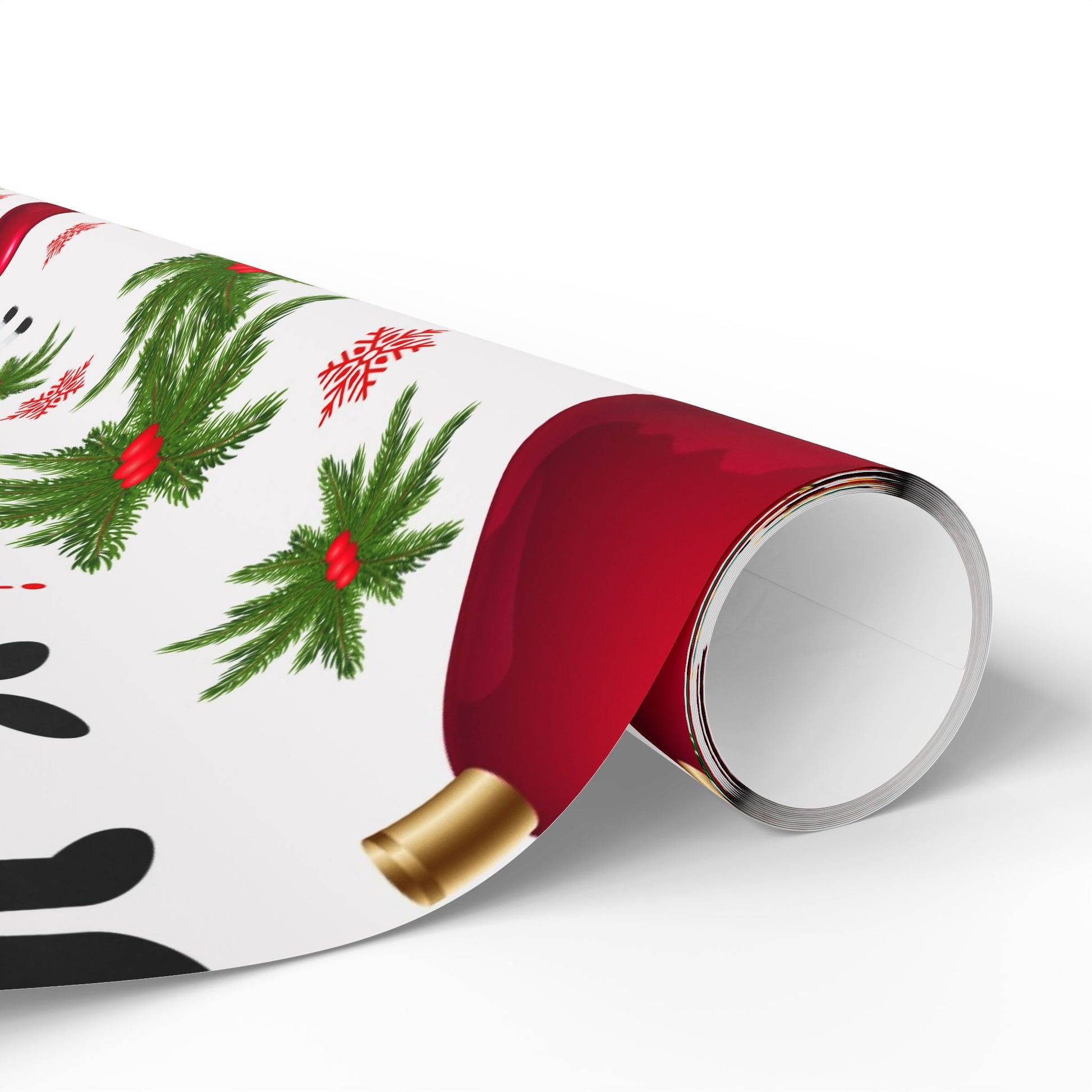 Santa & Nutcracker Christmas Wrapping Paper - Festive Winter Wrapping Paper - Holiday Spirit