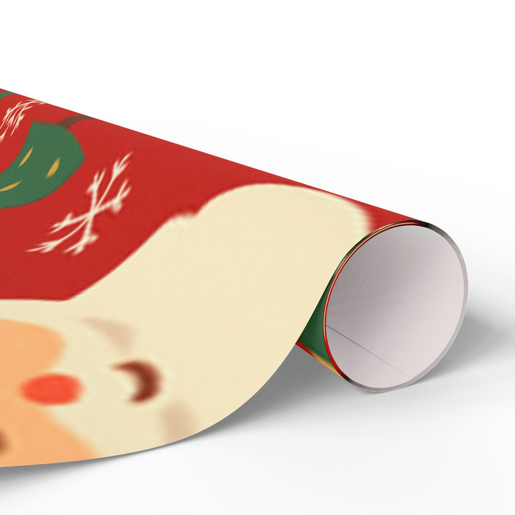 Festive Santa & Holiday Cheer Wrapping Paper – Bright Christmas Gift Wrap