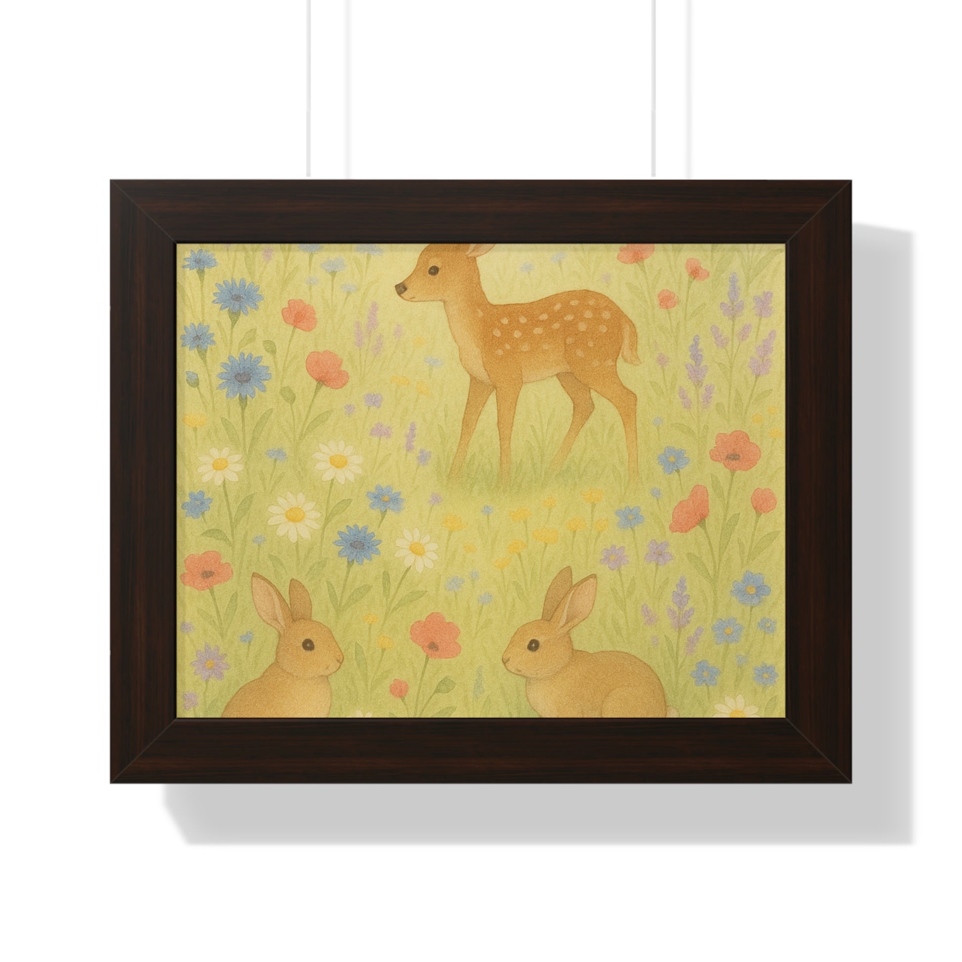 "Woodland Companions" – Vintage Framed 8x10 Poster