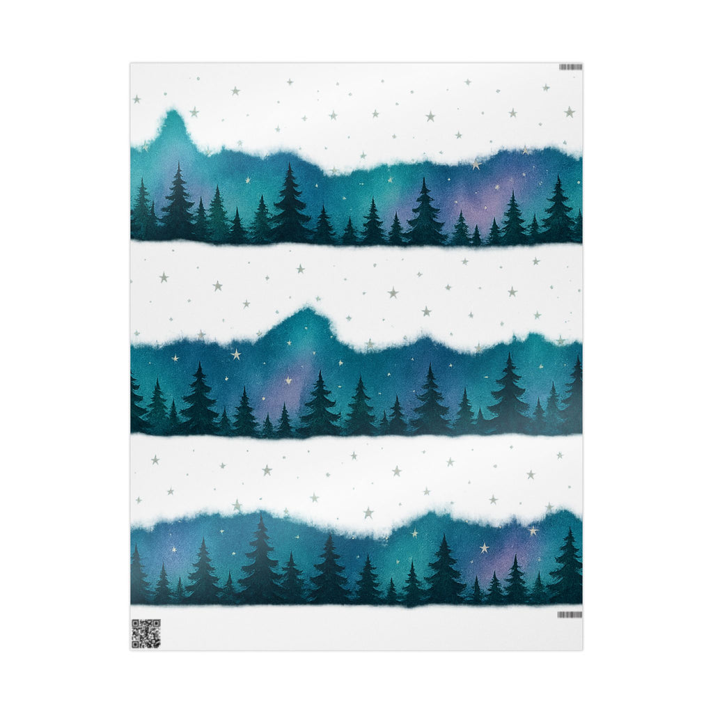 Artistic Wrapping Paper Set, Nature-Inspired Gift Wrap for Holidays, Birthday, Eco-Friendly Present Decor