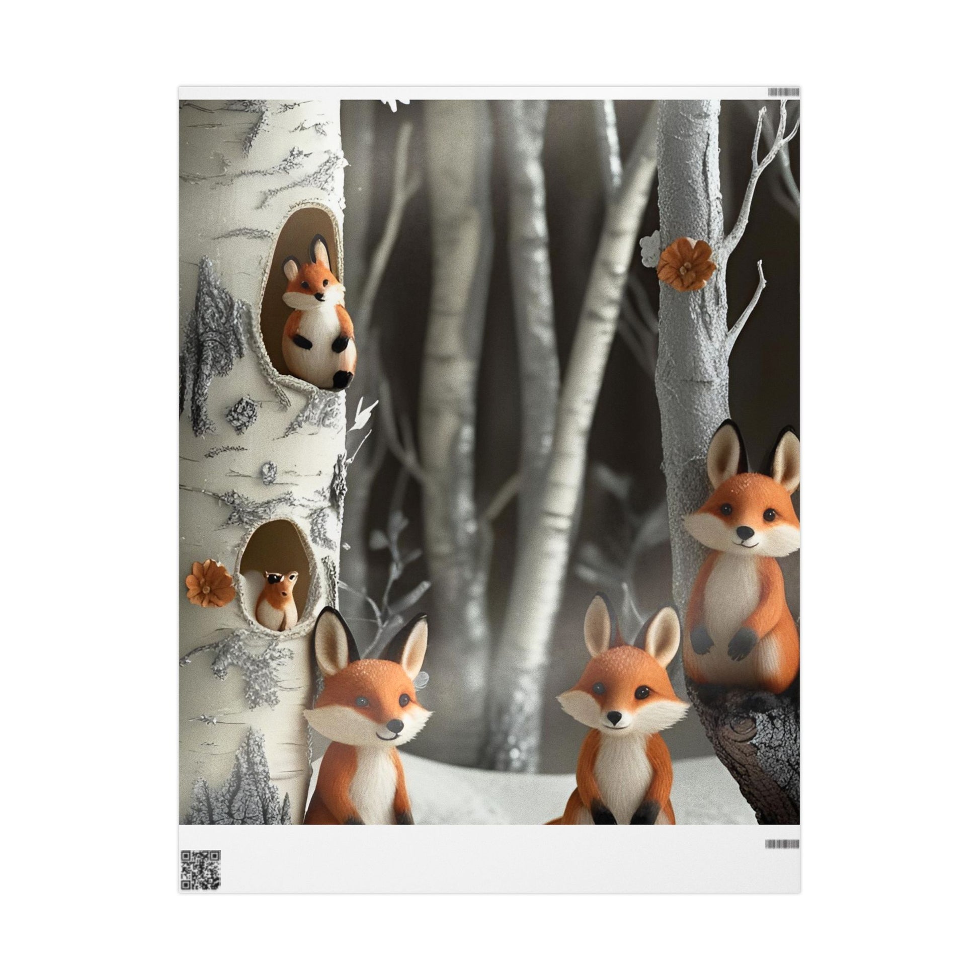 Wrapping Papers - Charlie the Whimsical Fox and his Family