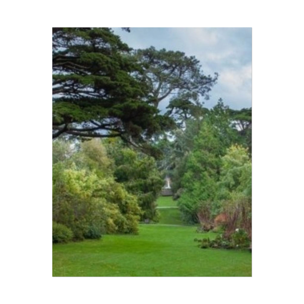 Tranquil Garden Path Nature Poster Wall Art Rolled Print