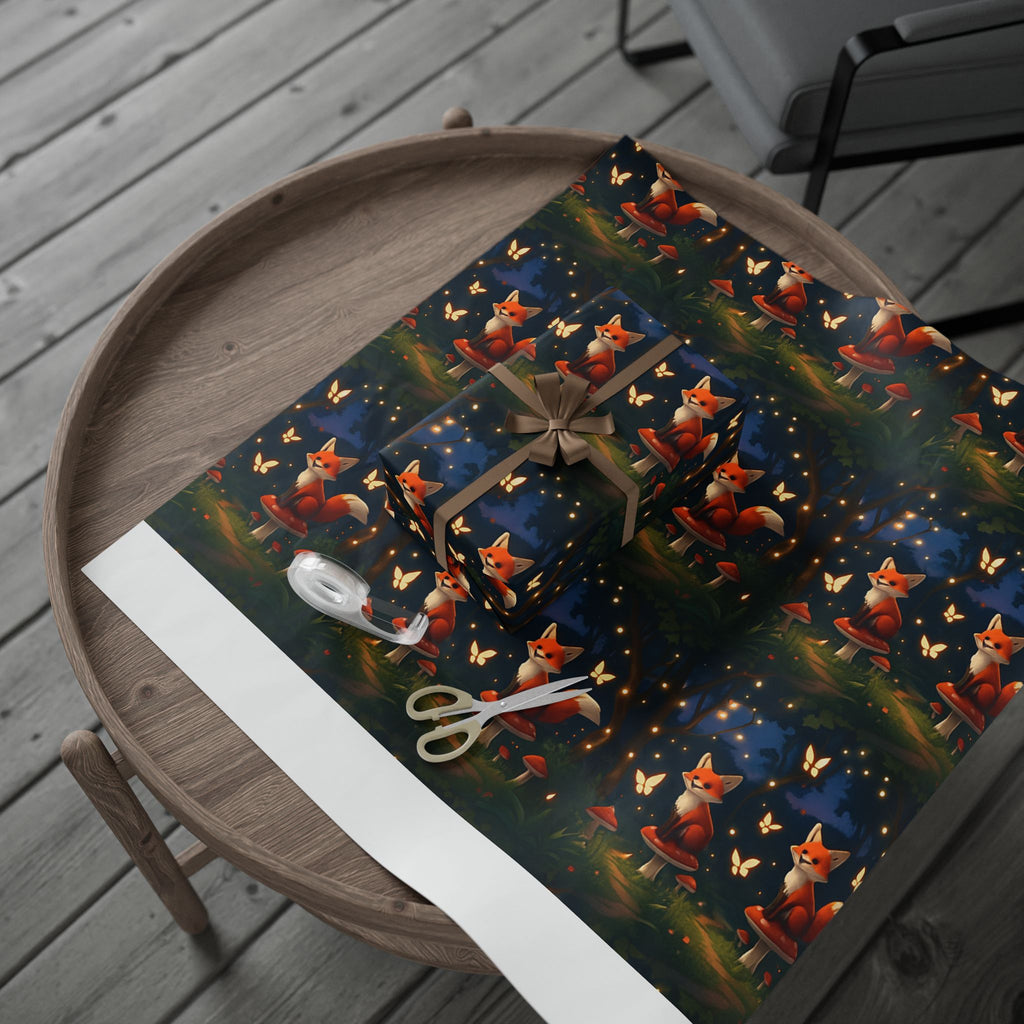 Charlie the Whimsical Fox Wrapping Paper