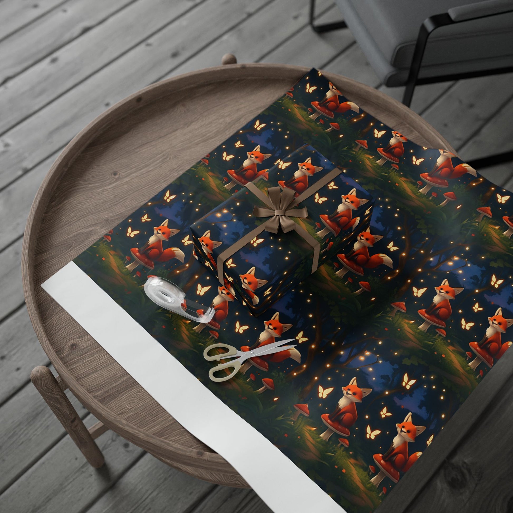 Charlie the Whimsical Fox Wrapping Paper