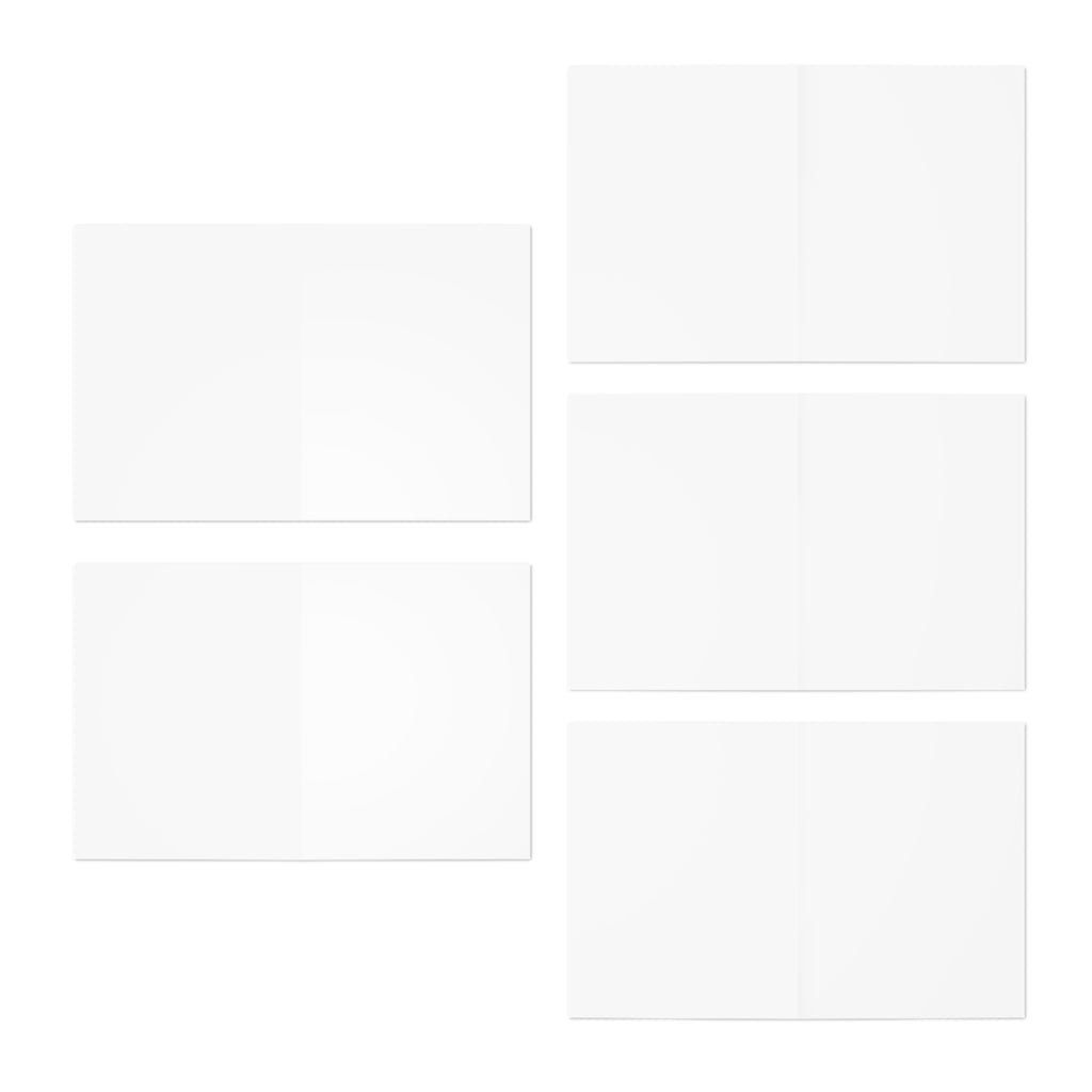 Winter’s Hush Lantern Note Cards – Snowy Woodland Glow Holiday Stationery Set -  - 5-Pack with Lantern Designs