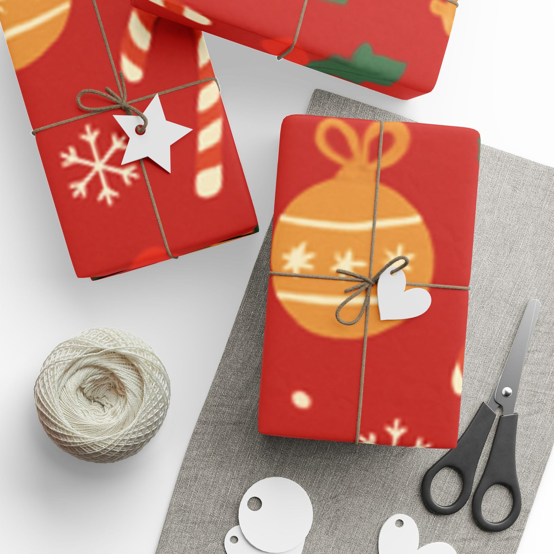 Festive Santa & Holiday Cheer Wrapping Paper – Bright Christmas Gift Wrap