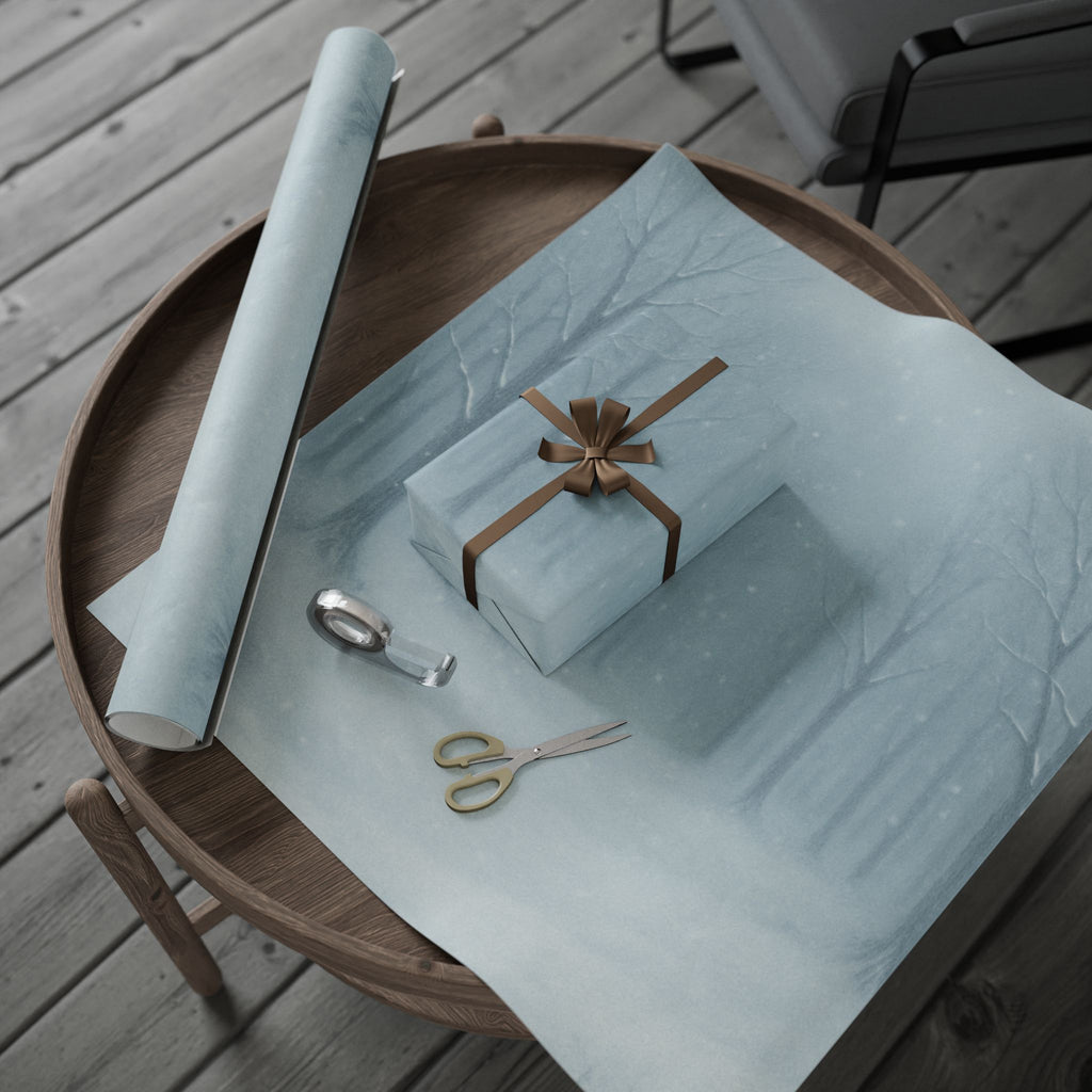 A Winter's Hush WRAPPING PAPER Design for Holiday Gifts