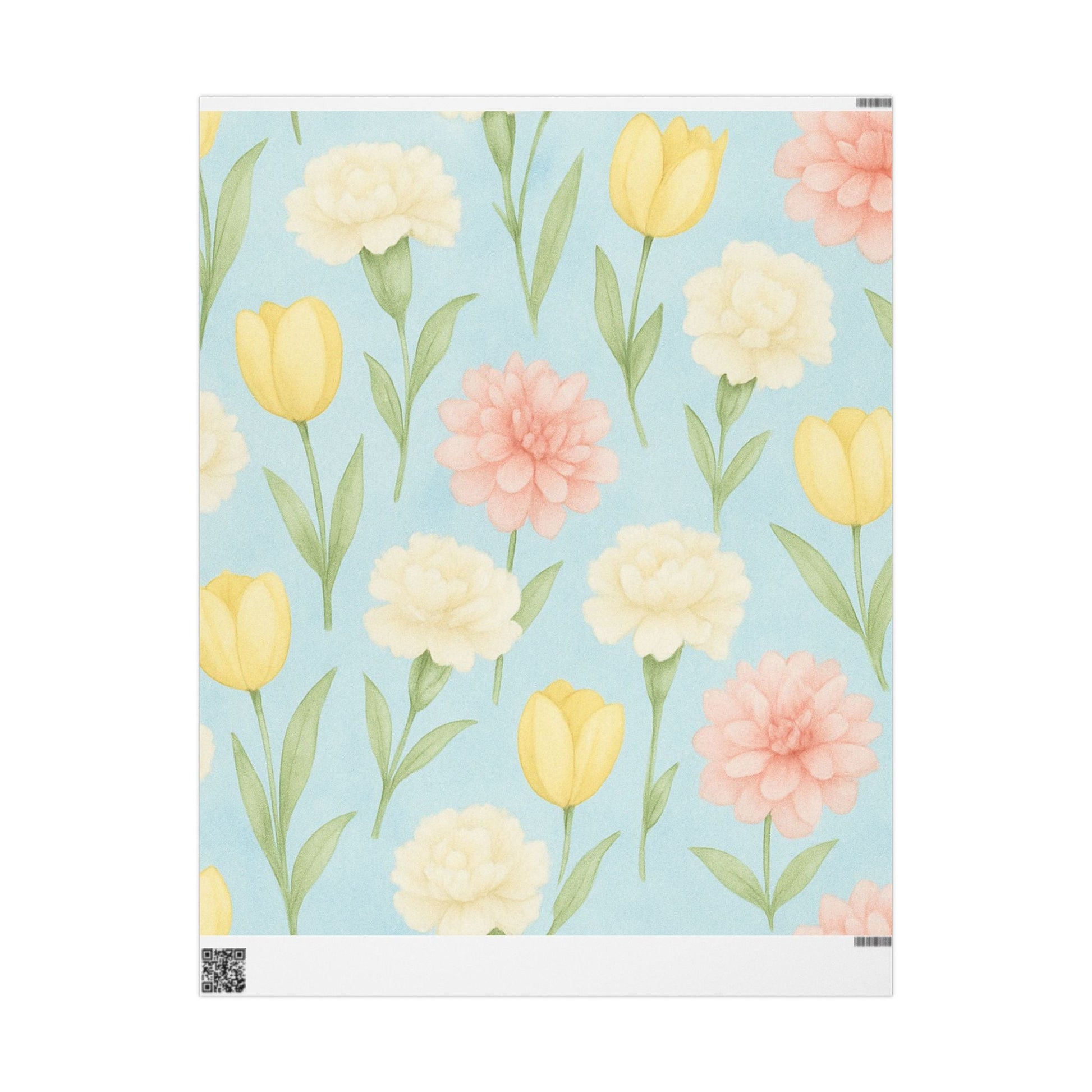 Carnations and Tulip's Vintage Wrapping Papers