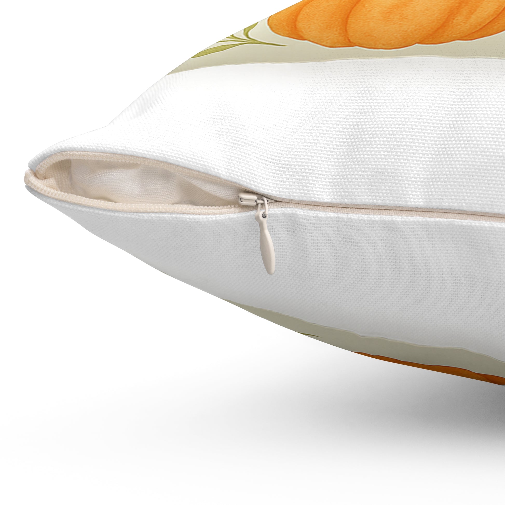 Autumn Orange Pumpkin Pillow – Fall Decor Cushion for Cozy Harvest & Thanksgiving Home Accents