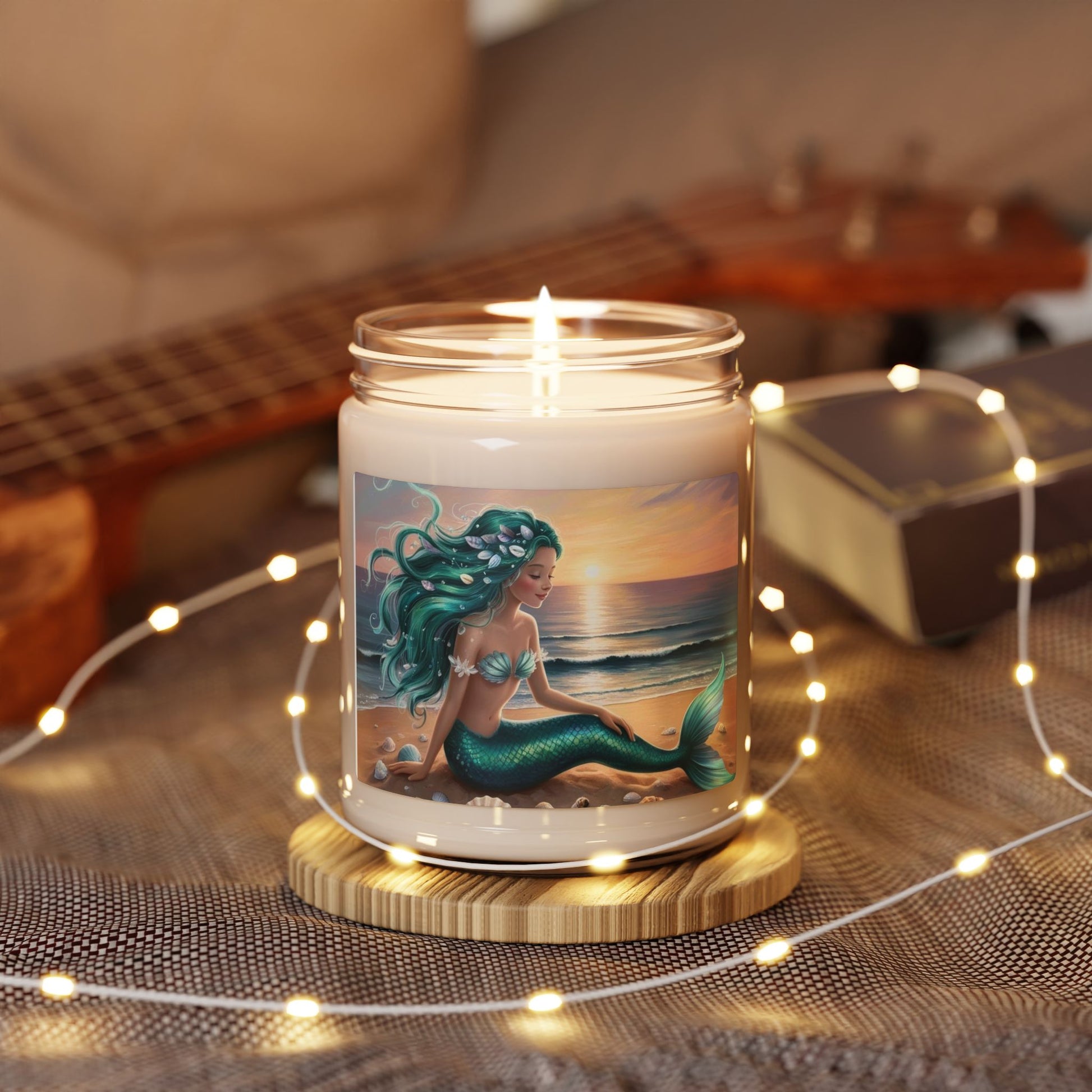 Mermaid Seraphina Scented Soy Candle, 9oz