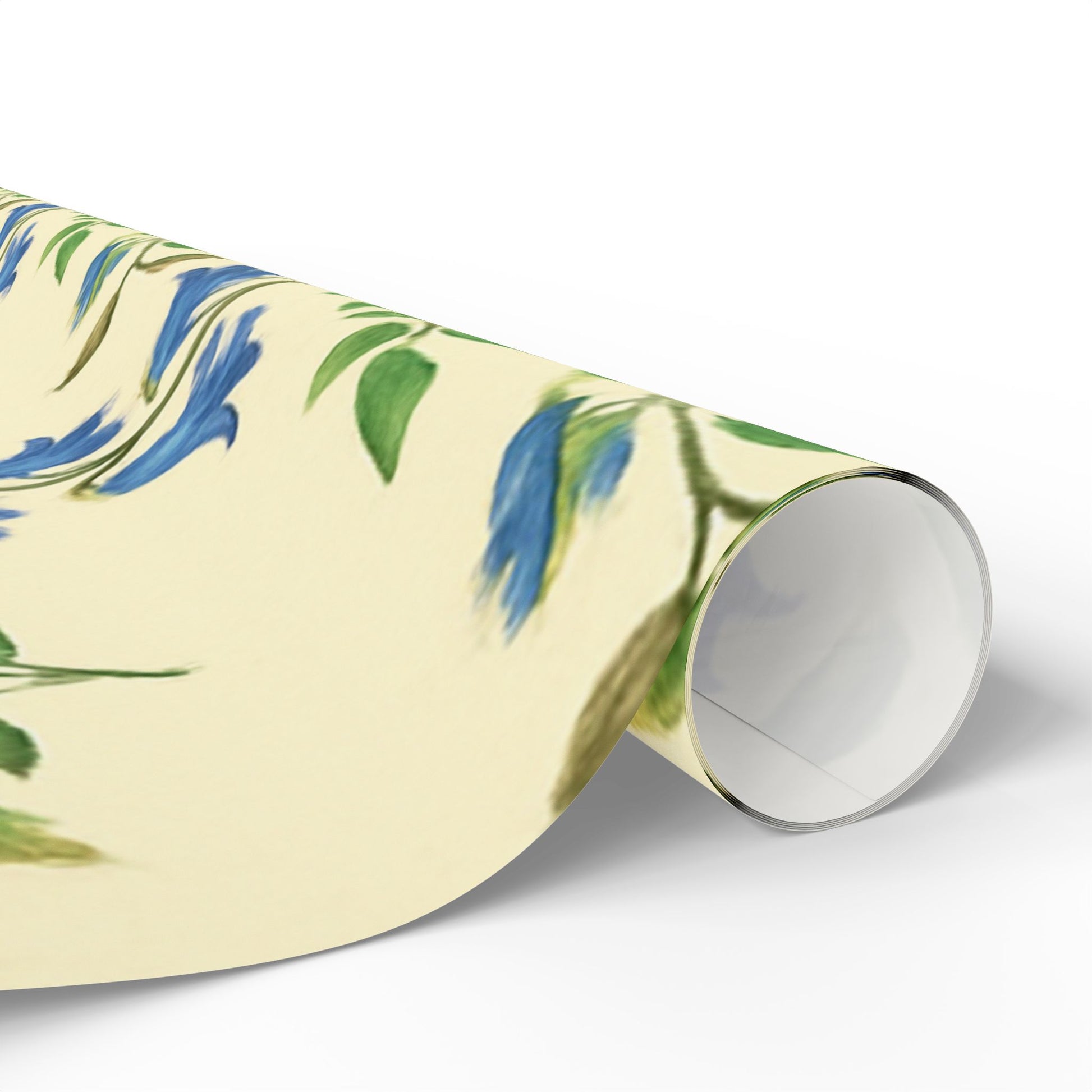 Bluebell Flower Wrapping Paper Watercolor Botanical Gift Wrap